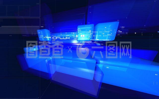 现代科技创意科技背景素材图片